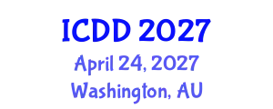 International Conference on Disability and Diversity (ICDD) April 24, 2027 - Washington, Australia