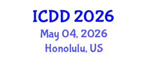 International Conference on Disability and Diversity (ICDD) May 04, 2026 - Honolulu, United States