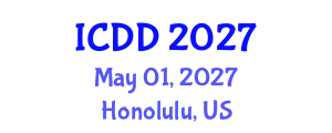 International Conference on Disability and Diversity (ICDD) May 01, 2027 - Honolulu, United States