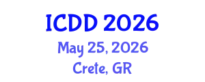 International Conference on Disability and Diversity (ICDD) May 25, 2026 - Crete, Greece