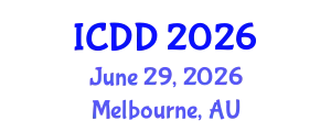 International Conference on Disability and Diversity (ICDD) June 29, 2026 - Melbourne, Australia
