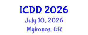 International Conference on Disability and Diversity (ICDD) July 10, 2026 - Mykonos, Greece
