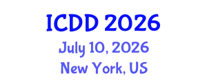 International Conference on Disability and Diversity (ICDD) July 10, 2026 - New York, United States