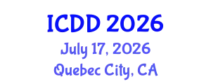 International Conference on Disability and Diversity (ICDD) July 17, 2026 - Quebec City, Canada