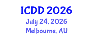 International Conference on Disability and Diversity (ICDD) July 24, 2026 - Melbourne, Australia