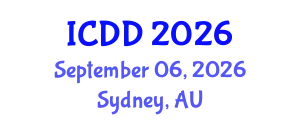 International Conference on Disability and Diversity (ICDD) September 06, 2026 - Sydney, Australia