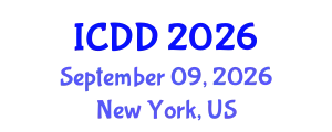 International Conference on Disability and Diversity (ICDD) September 09, 2026 - New York, United States