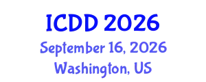 International Conference on Disability and Diversity (ICDD) September 16, 2026 - Washington, United States