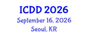 International Conference on Disability and Diversity (ICDD) September 16, 2026 - Seoul, Republic of Korea
