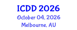 International Conference on Disability and Diversity (ICDD) October 04, 2026 - Melbourne, Australia