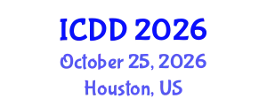 International Conference on Disability and Diversity (ICDD) October 25, 2026 - Houston, United States