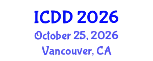 International Conference on Disability and Diversity (ICDD) October 25, 2026 - Vancouver, Canada