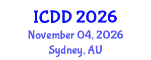 International Conference on Disability and Diversity (ICDD) November 04, 2026 - Sydney, Australia