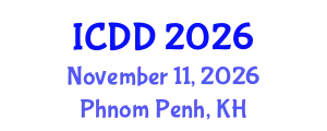 International Conference on Disability and Diversity (ICDD) November 11, 2026 - Phnom Penh, Cambodia
