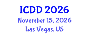 International Conference on Disability and Diversity (ICDD) November 15, 2026 - Las Vegas, United States