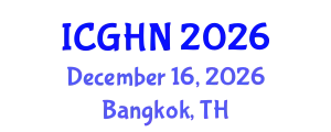 International Conference on Gastroenterology, Hepatology and Nutrition (ICGHN) December 16, 2026 - Bangkok, Thailand