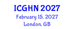 International Conference on Gastroenterology, Hepatology and Nutrition (ICGHN) February 15, 2027 - London, United Kingdom