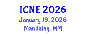 International Conference on Neurology and Epidemiology (ICNE) January 19, 2026 - Mandalay, Myanmar
