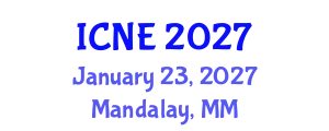 International Conference on Neurology and Epidemiology (ICNE) January 23, 2027 - Mandalay, Myanmar