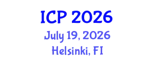 International Conference on Pediatrics (ICP) July 19, 2026 - Helsinki, Finland