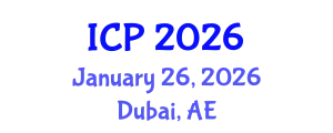 International Conference on Pediatrics (ICP) January 26, 2026 - Dubai, United Arab Emirates