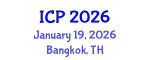 International Conference on Pediatrics (ICP) January 19, 2026 - Bangkok, Thailand
