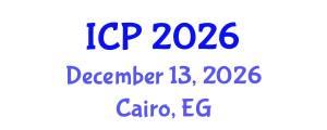 International Conference on Pediatrics (ICP) December 13, 2026 - Cairo, Egypt