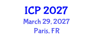 International Conference on Pediatrics (ICP) March 29, 2027 - Paris, France