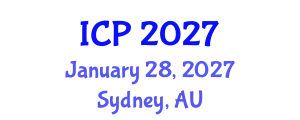 International Conference on Pediatrics (ICP) January 28, 2027 - Sydney, Australia