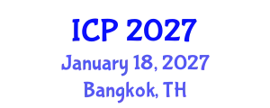 International Conference on Pediatrics (ICP) January 18, 2027 - Bangkok, Thailand