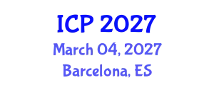 International Conference on Pediatrics (ICP) March 04, 2027 - Barcelona, Spain