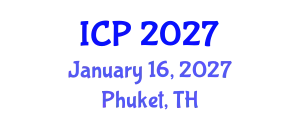 International Conference on Pediatrics (ICP) January 16, 2027 - Phuket, Thailand