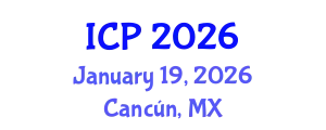 International Conference on Pediatrics (ICP) January 19, 2026 - Cancún, Mexico
