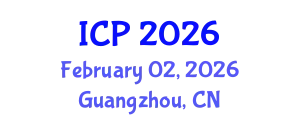 International Conference on Pediatrics (ICP) February 02, 2026 - Guangzhou, China