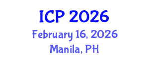 International Conference on Pediatrics (ICP) February 16, 2026 - Manila, Philippines