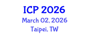 International Conference on Pediatrics (ICP) March 02, 2026 - Taipei, Taiwan