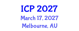 International Conference on Pediatrics (ICP) March 17, 2027 - Melbourne, Australia