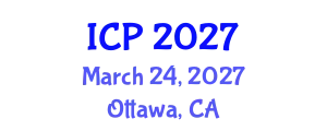 International Conference on Pediatrics (ICP) March 24, 2027 - Ottawa, Canada