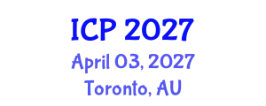 International Conference on Pediatrics (ICP) April 03, 2027 - Toronto, Australia