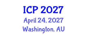 International Conference on Pediatrics (ICP) April 24, 2027 - Washington, Australia