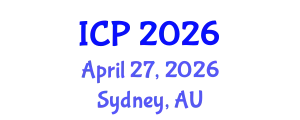 International Conference on Pediatrics (ICP) April 27, 2026 - Sydney, Australia