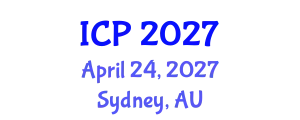 International Conference on Pediatrics (ICP) April 24, 2027 - Sydney, Australia