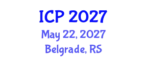 International Conference on Pediatrics (ICP) May 22, 2027 - Belgrade, Serbia