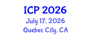 International Conference on Pediatrics (ICP) July 17, 2026 - Quebec City, Canada
