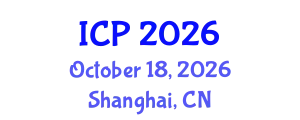 International Conference on Pediatrics (ICP) October 18, 2026 - Shanghai, China