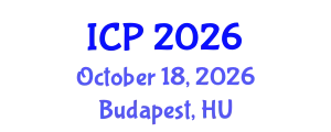 International Conference on Pediatrics (ICP) October 18, 2026 - Budapest, Hungary