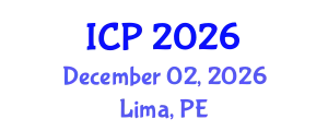 International Conference on Pediatrics (ICP) December 02, 2026 - Lima, Peru