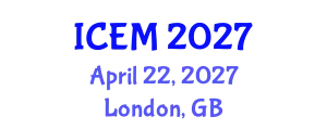 International Conference on Emergency Medicine (ICEM) April 22, 2027 - London, United Kingdom