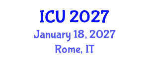 International Conference on Urology (ICU) January 18, 2027 - Rome, Italy