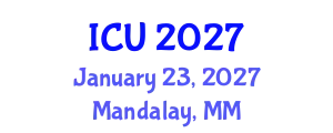 International Conference on Urology (ICU) January 23, 2027 - Mandalay, Myanmar